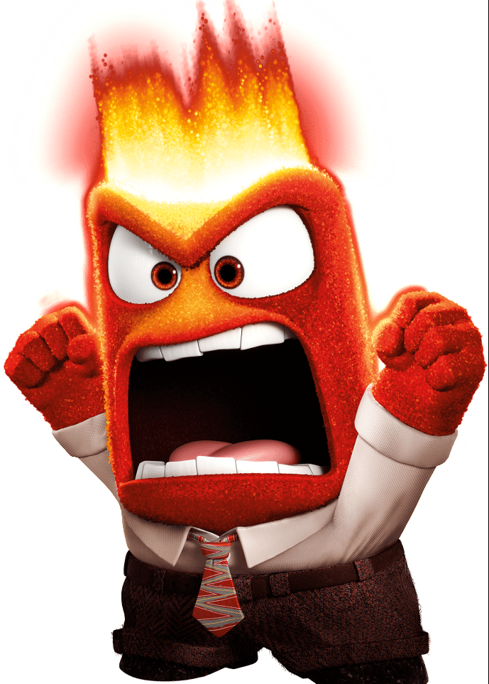 Anger from the movie Inside Out