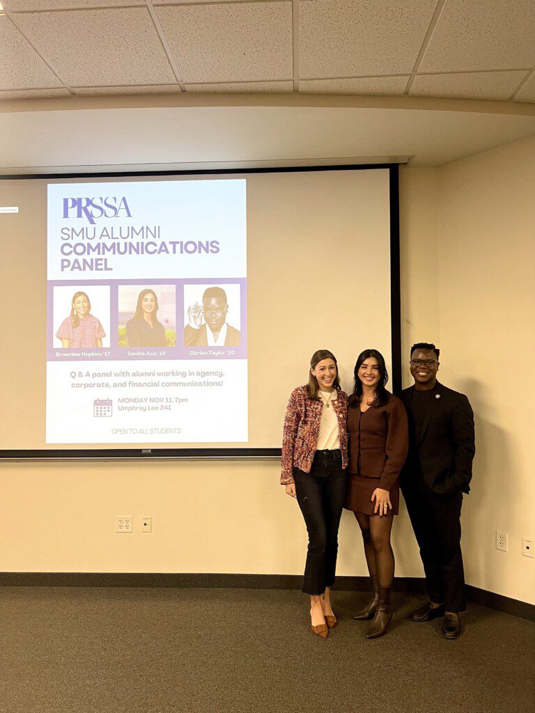 PRSSA Alumni Panel: From SMU to Careers in Communications