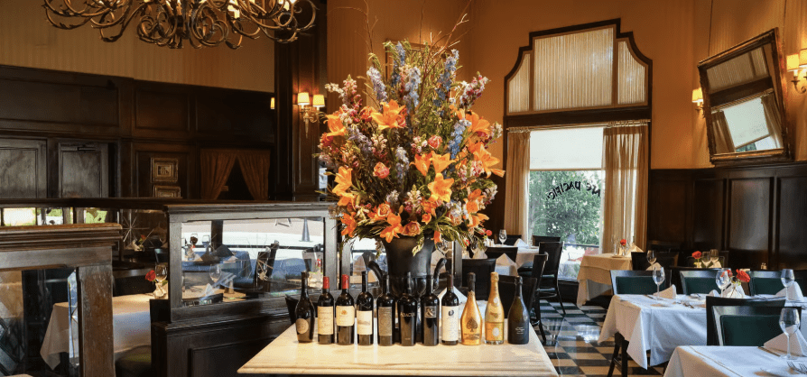 Dining room at Cafe Pacific