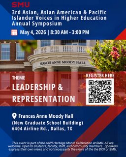 Flyer for the 3rd Asian, Asian American & Pacific Islander Voices in Higher Education Annual Symposium